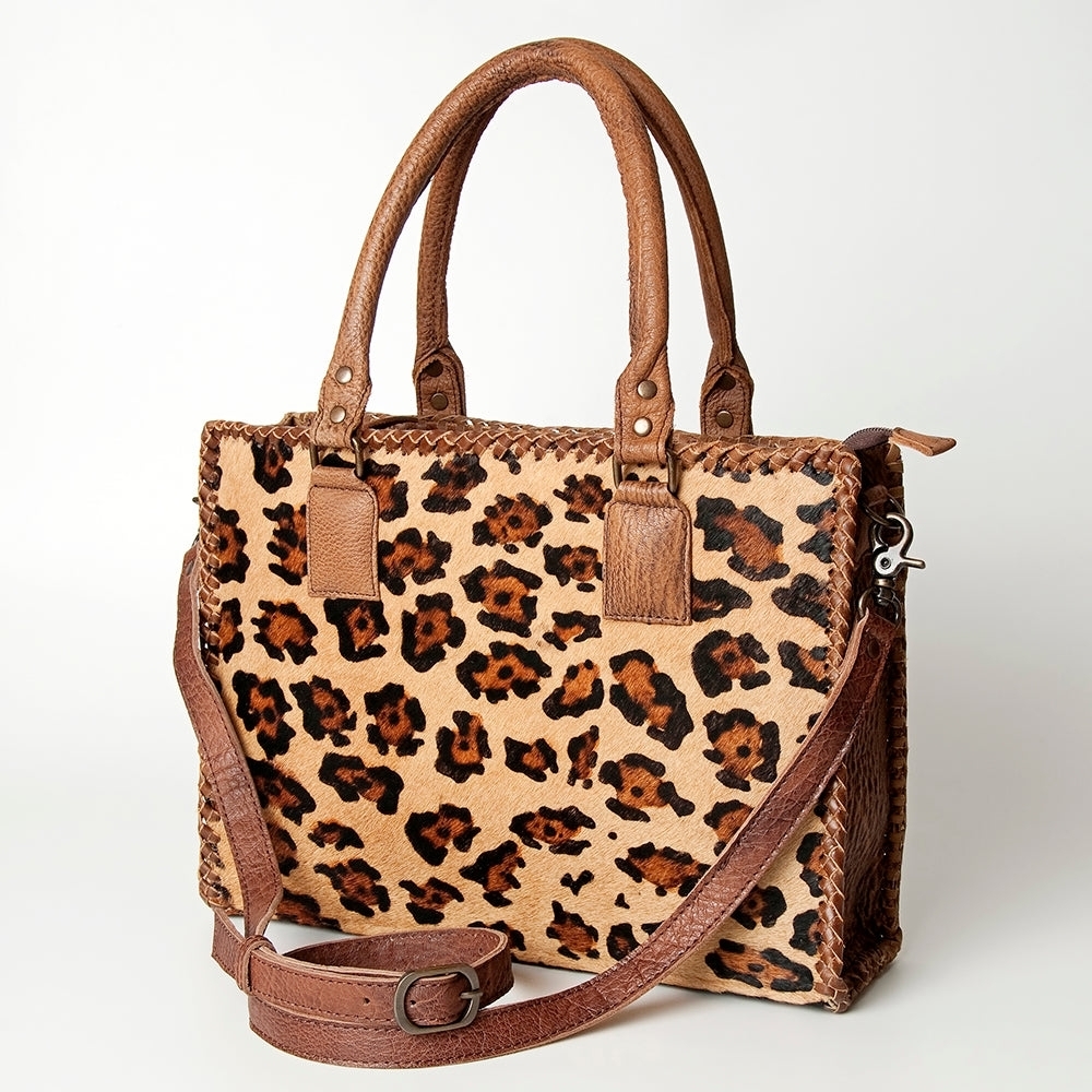 NEW LC-ADBGS118 American DarlingWestern Tote  Hair-On Leather with Whipstitch